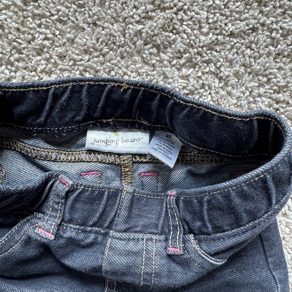 Carter's Navy Striped Top 2-Piece outfit Twist knot top with ruffle– Size 2T - Picture 9 of 11